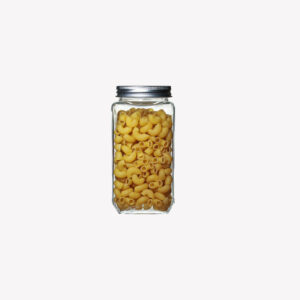 ขวด Mason เหลี่ยม 950ML. ฝาเงิน