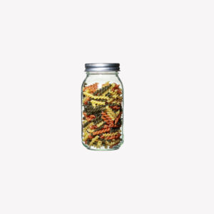 ขวด Mason กลม 750ML. ฝาเงิน
